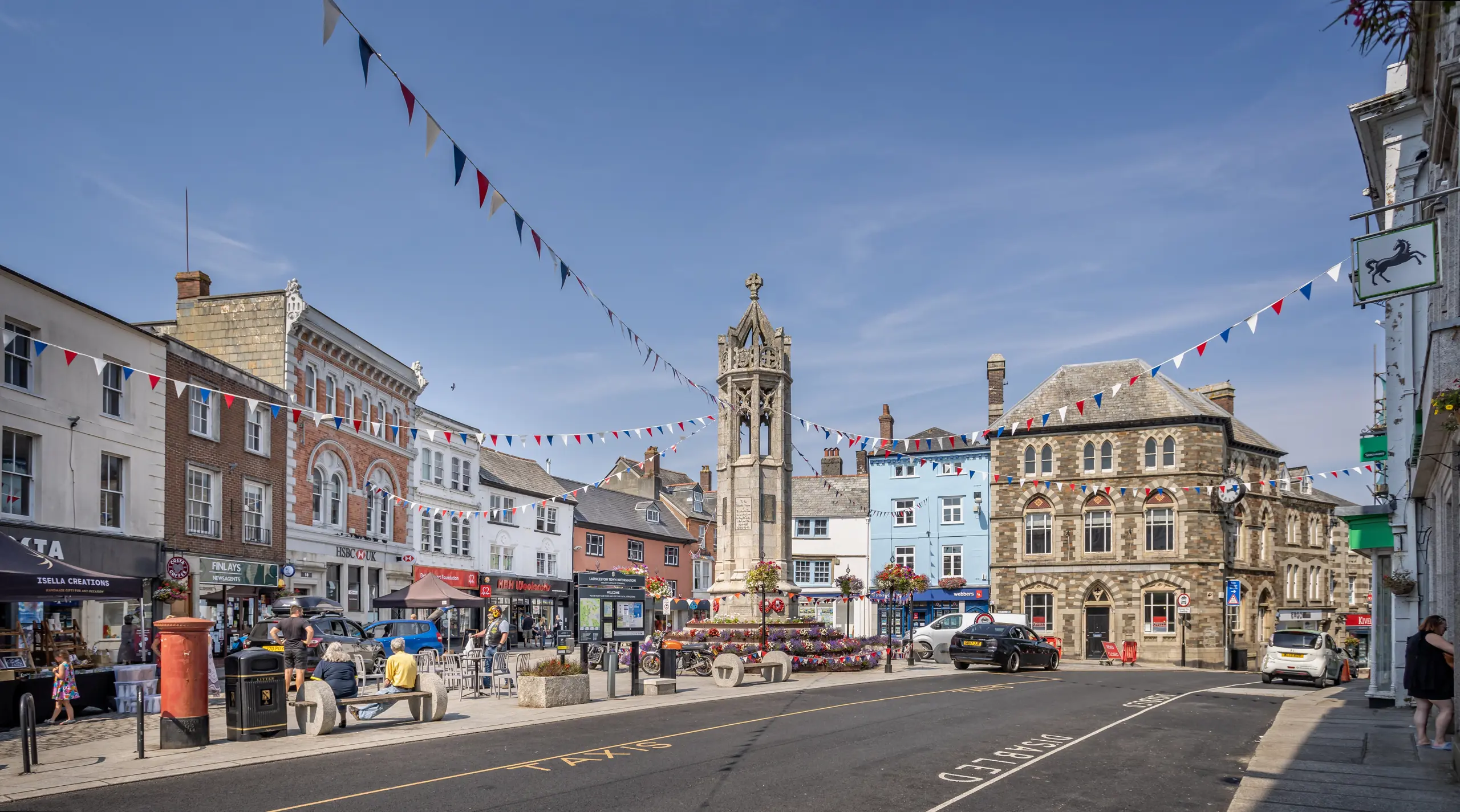 Launceston Town Centre, Cornwall